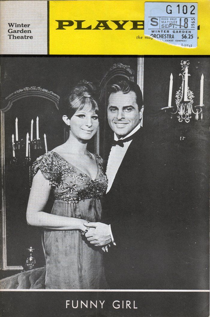 Playbill with Johnny Desmond and Streisand on the cover. Playbill with Johnny Desmond and Streisand on the cover.