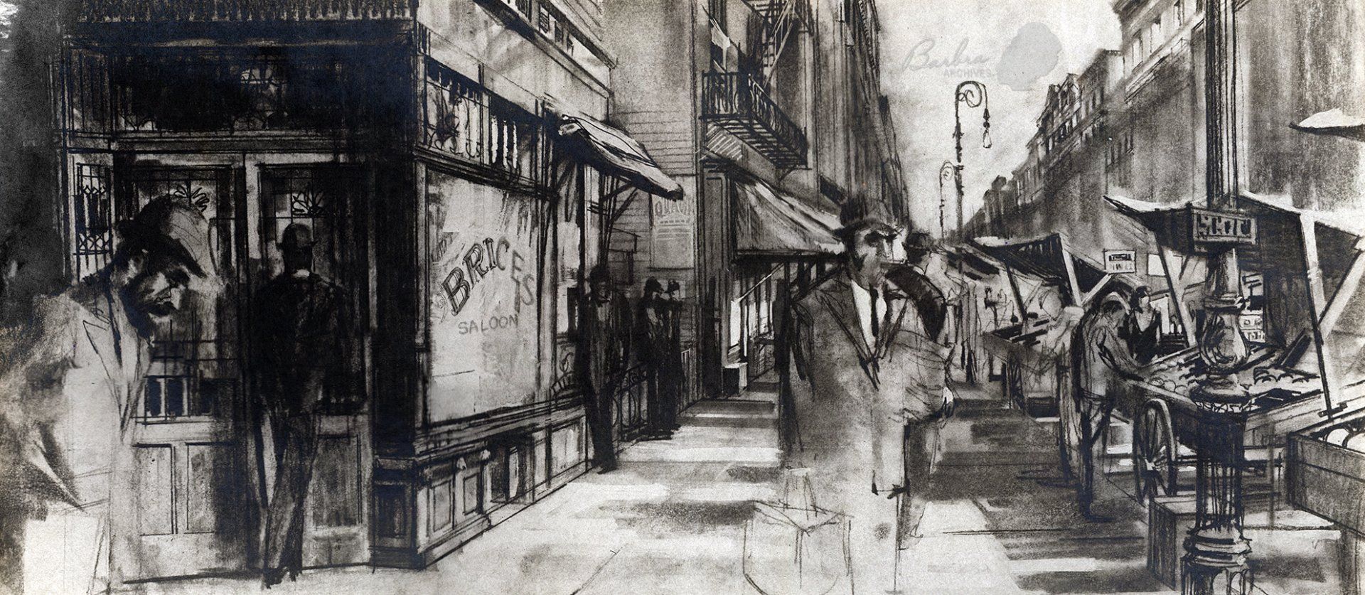 Preproduction sketch by Gene Callahan.