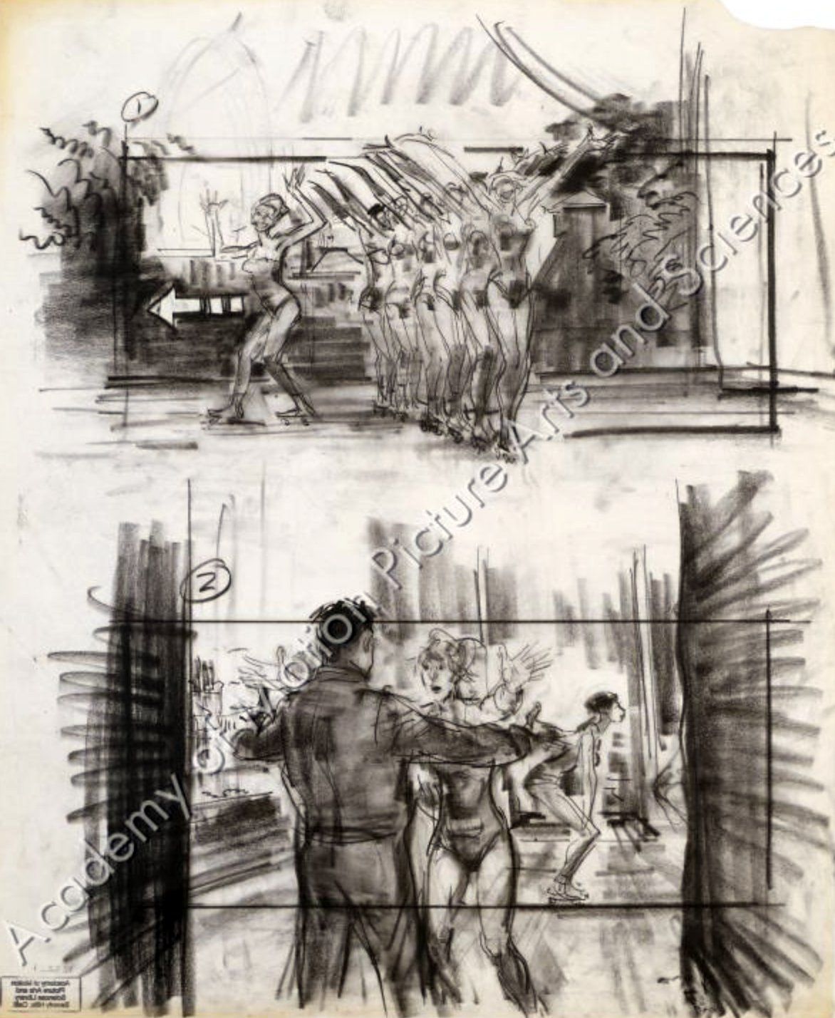 Huebner's storyboards for 