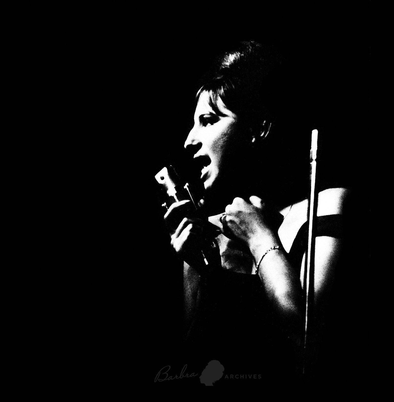 Streisand at the hungry i. Photo by Grover Sales. Streisand at the hungry i. Photo by Grover Sales.