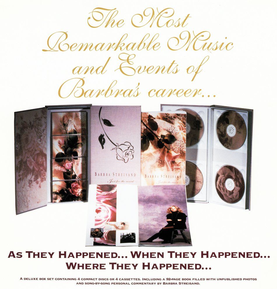 Record store mini-poster for Just for the Record CD box set.