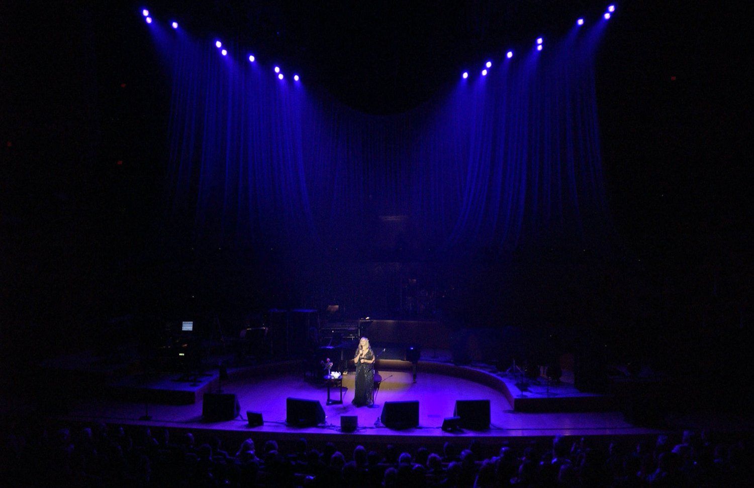 Barbra Streisand sings for Democrats at Walt Disney Concert Hall. Photo: Michael Caulfield