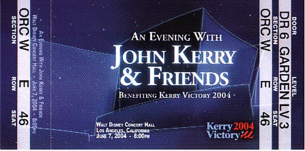 Ticket stub from the event.