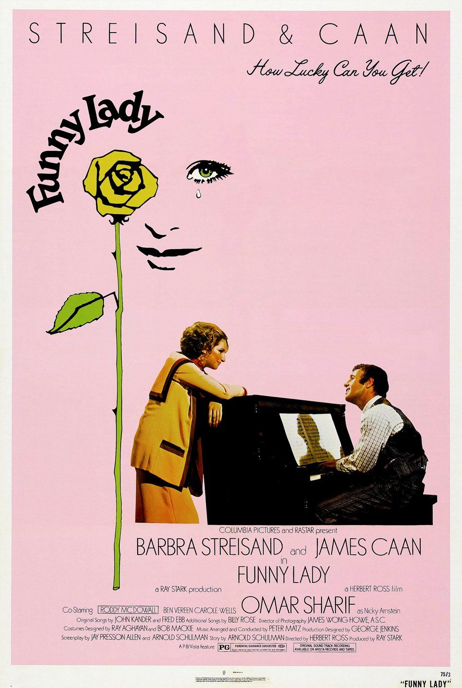 FUNNY LADY U.S. theatrical movie poster