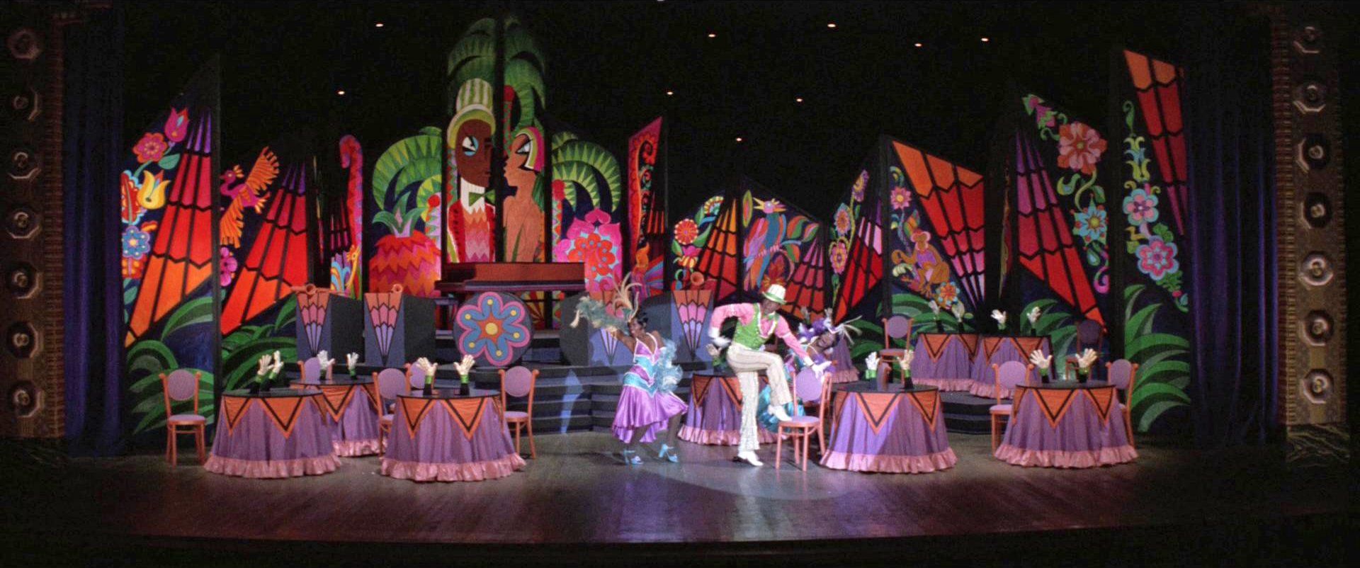 Ben Vereen on colorful Cotton Club set.