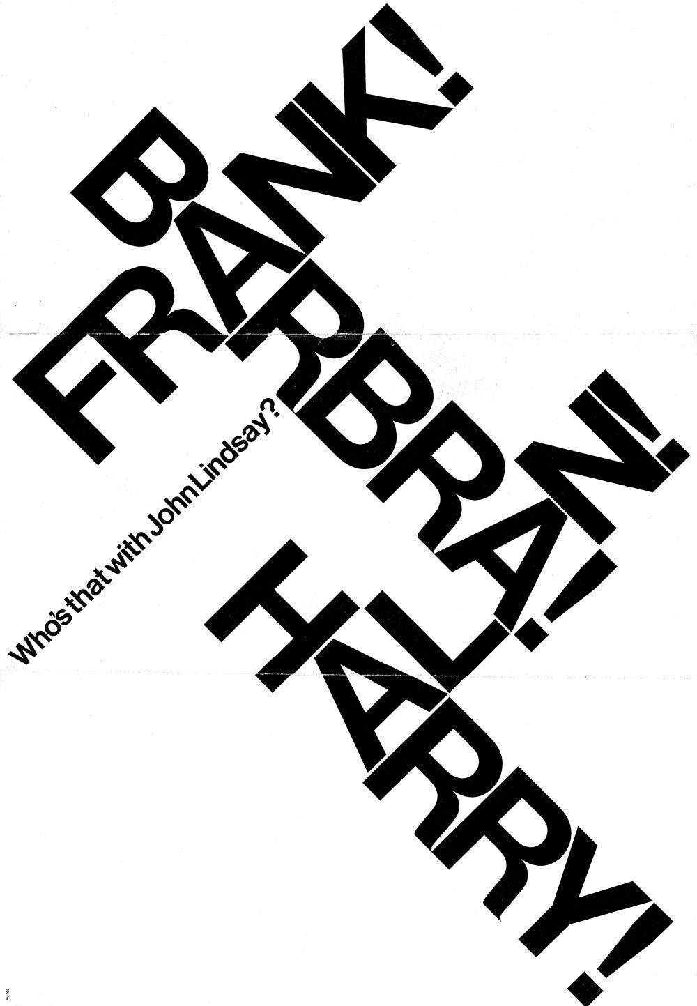 Flyer with logo for John Lindsay concert