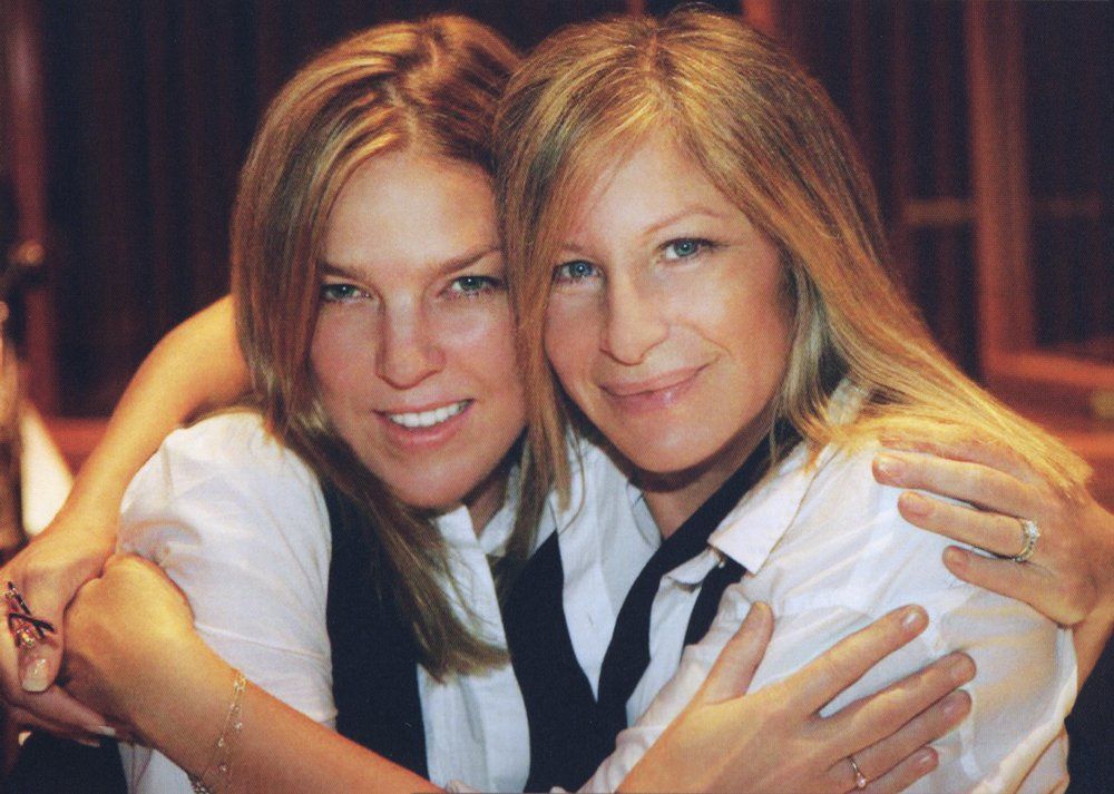 Diana Krall and Barbra Streisand