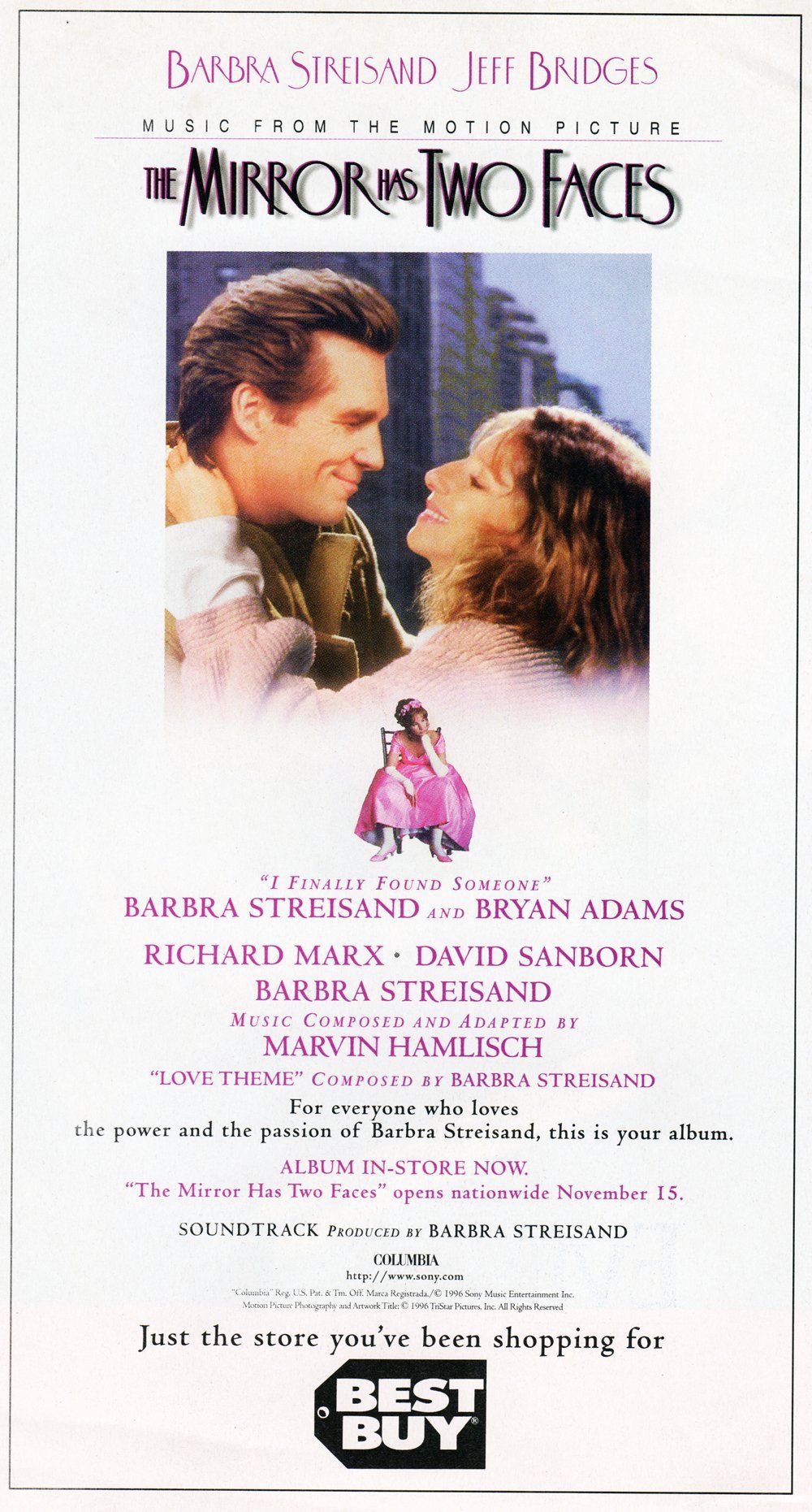 Ad for Mirror Soundtrack