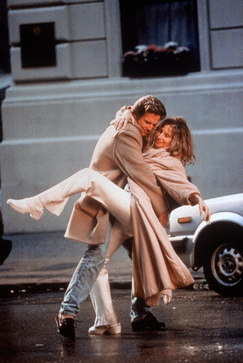 Bridges and Streisand dancing in the street.