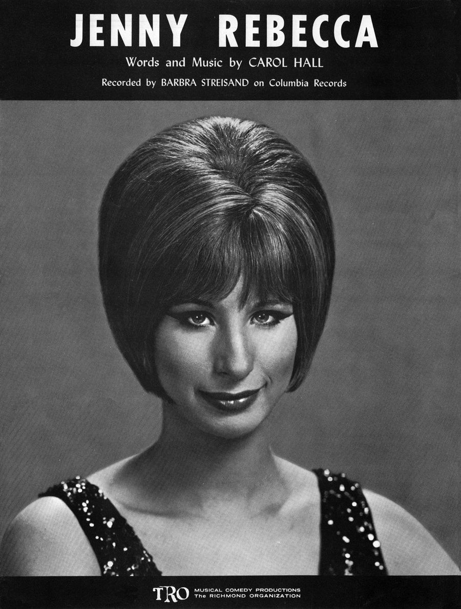 Sheet music for the song Jenny Rebecca