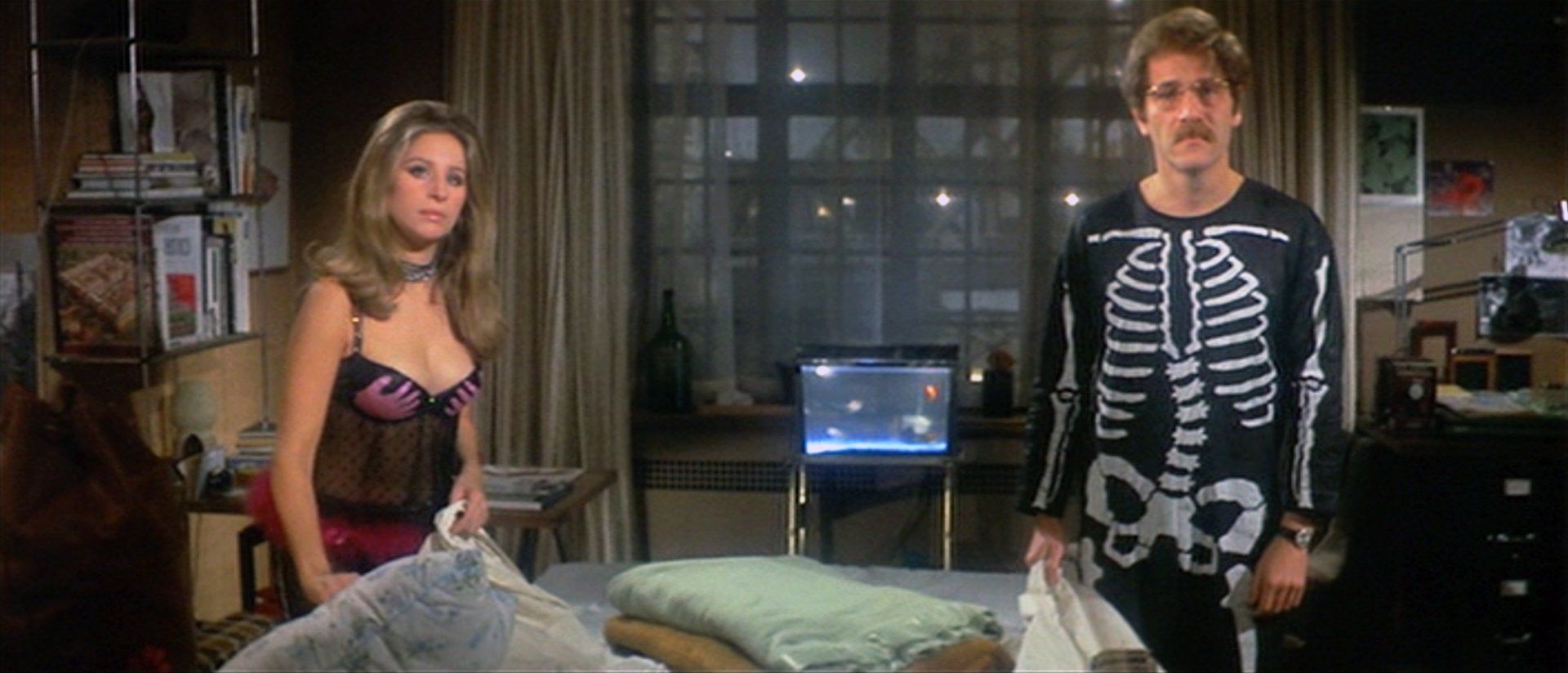 Streisand as Doris and Segal as Felix.