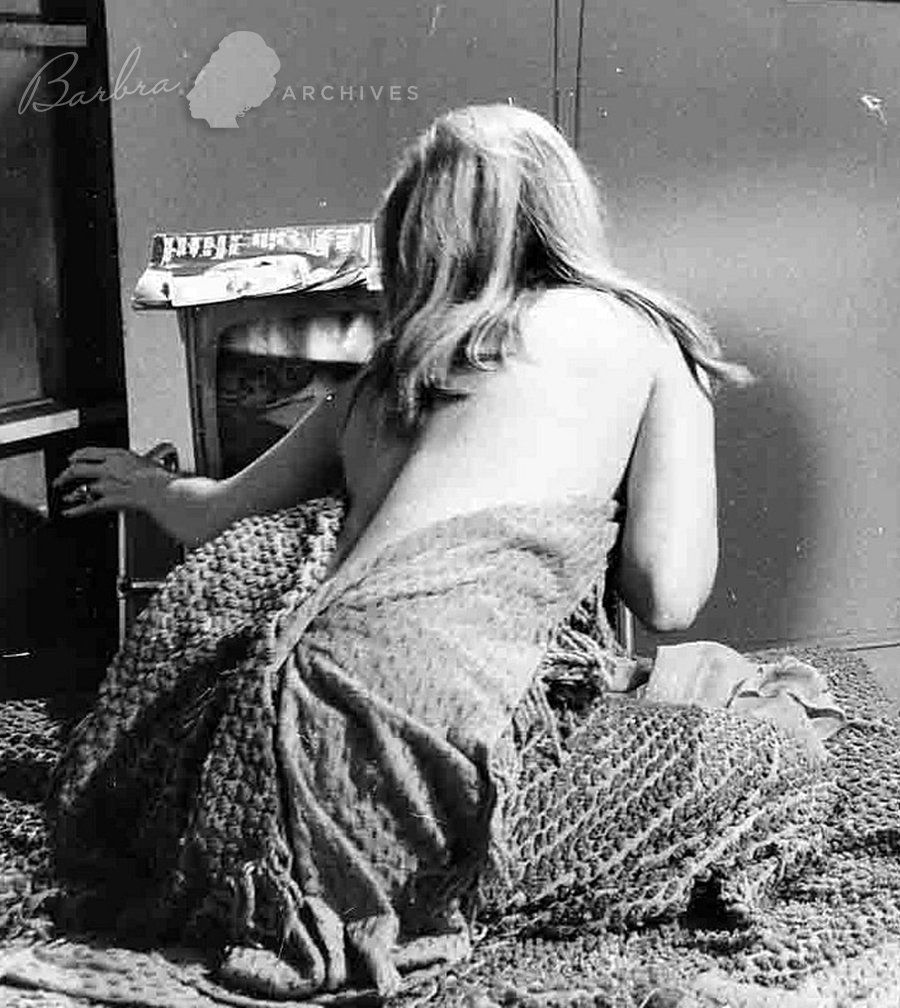 Barbra as Doris in a seedy apartment, having just turned a trick.