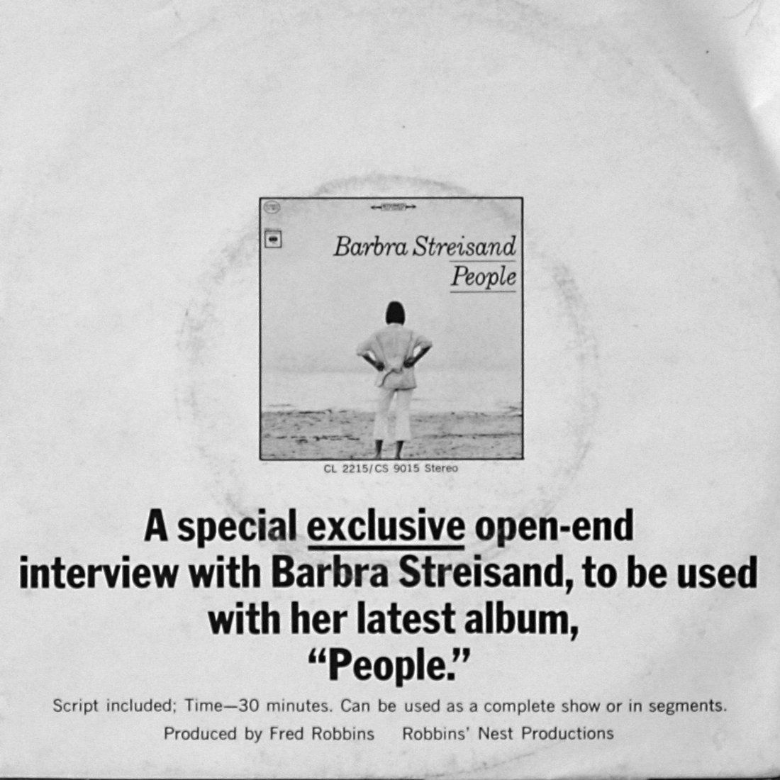 Back cover of People interview disc Back cover of People interview disc