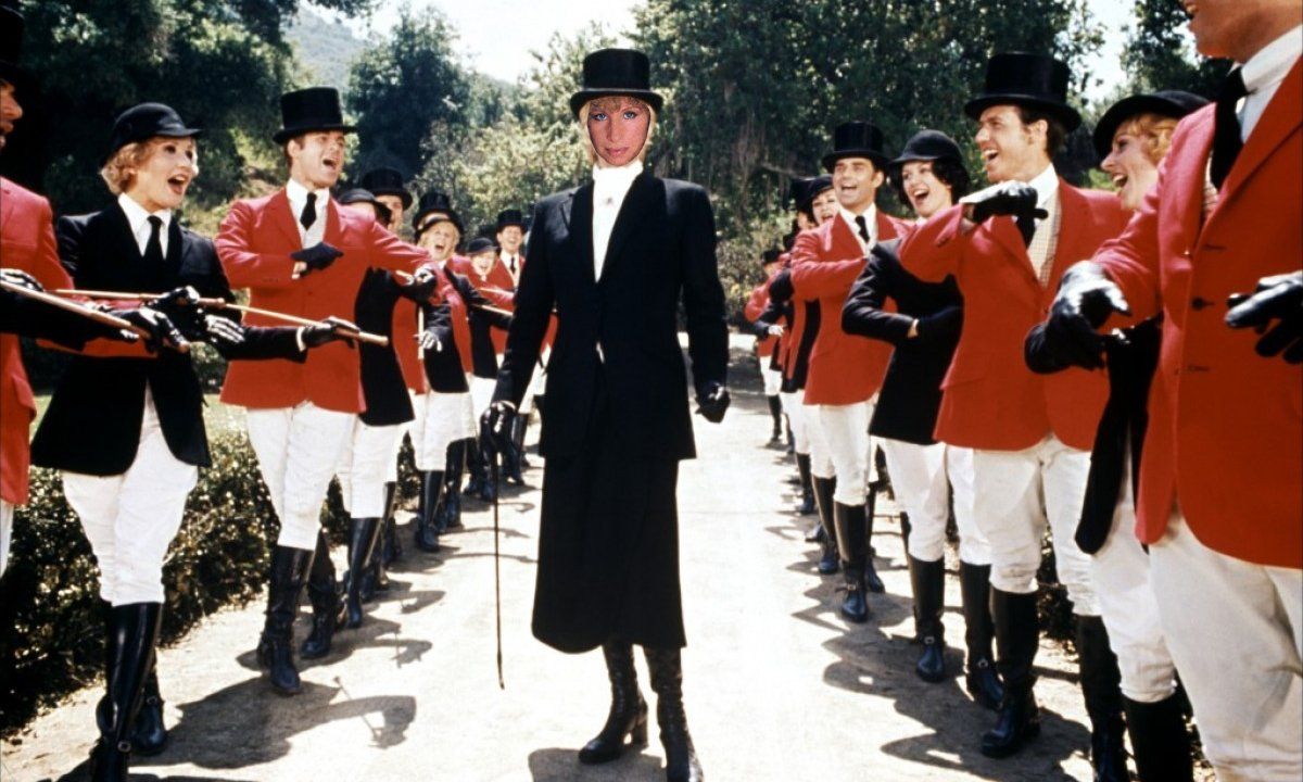 Photoshopped image of Streisand as Mame