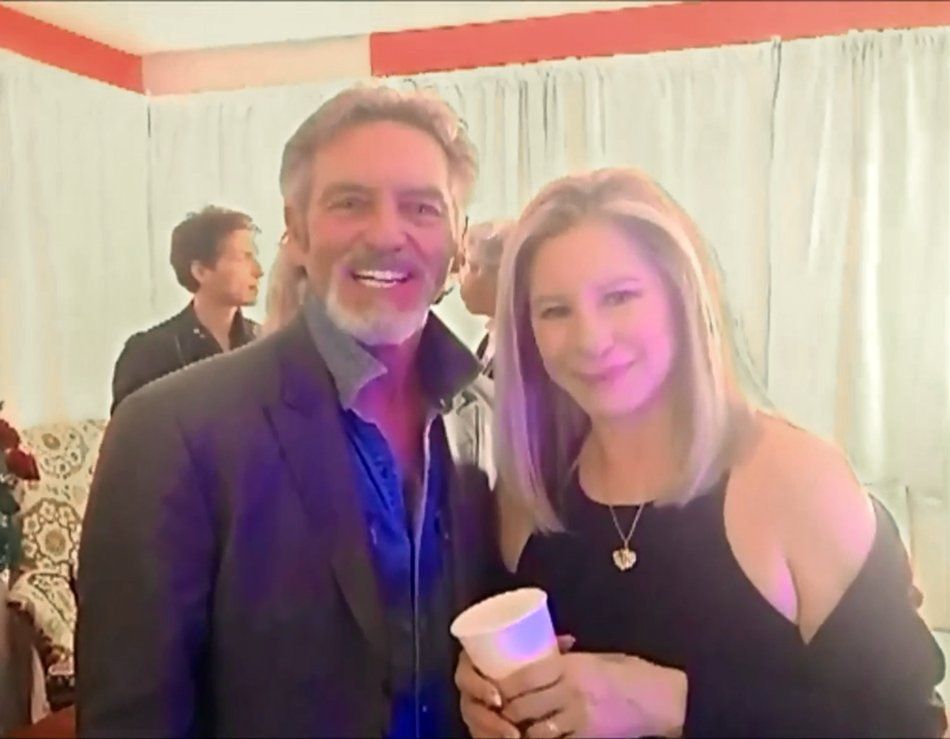 Larry Gatlin and Barbra Streisand