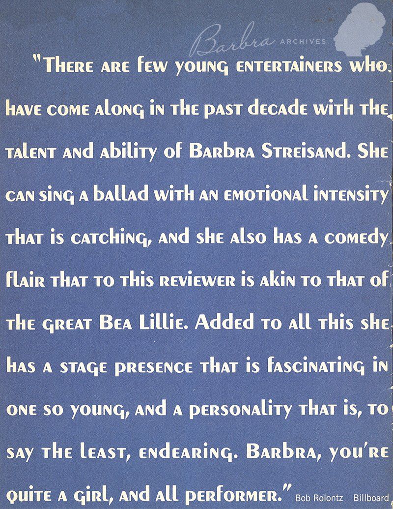 Dark blue press kit with a white lettered quote: 
