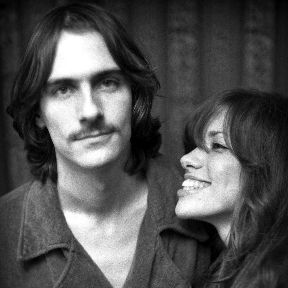 Carly Simon and James Taylor; photo by Peter Simon.