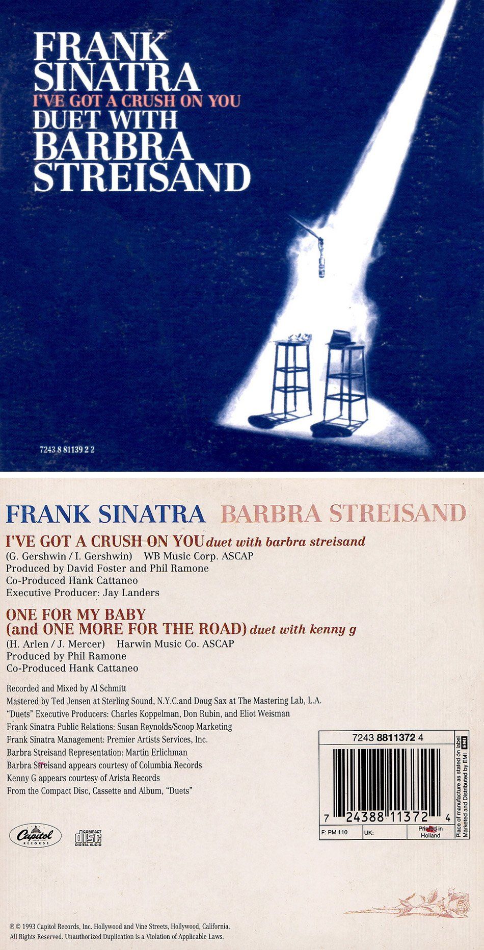 Promotional single from Capitol  # 8-81139-2