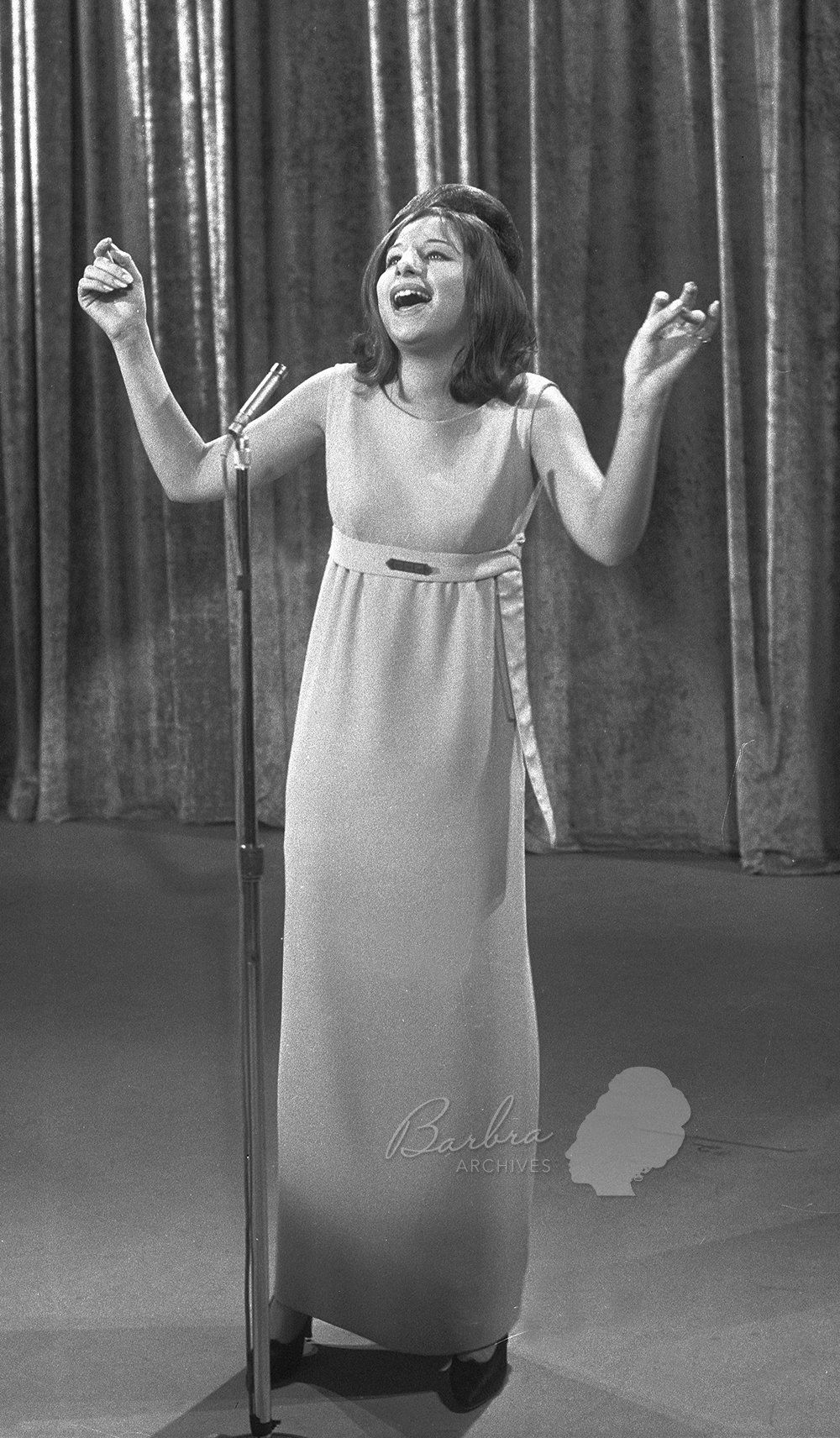 Barbra sings her second song on The Ed Sullivan Show.