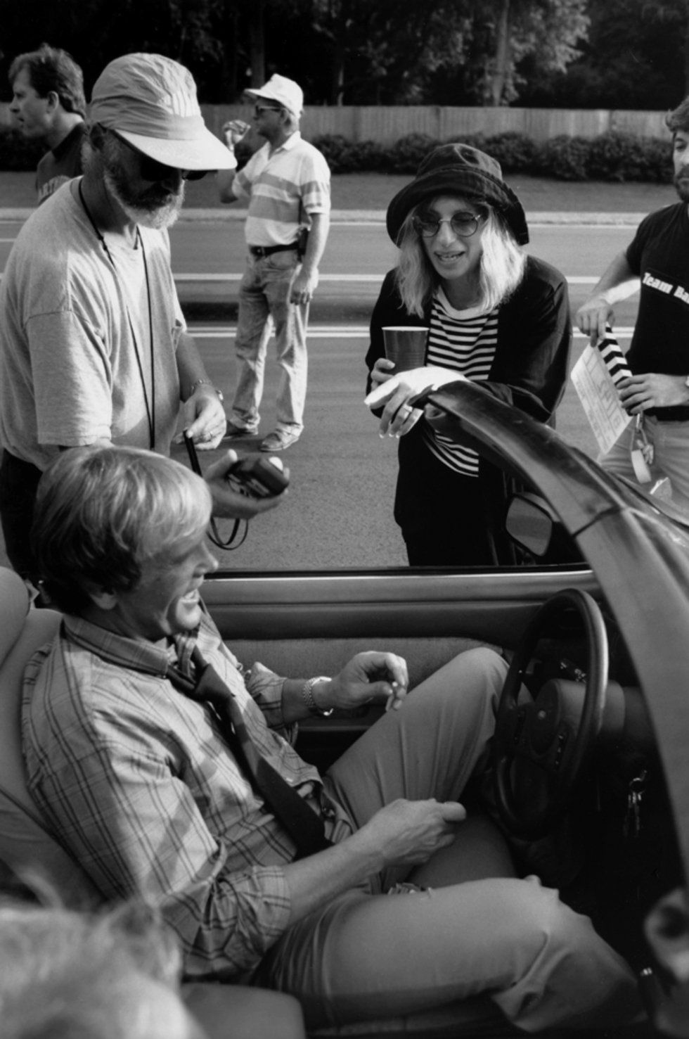 Streisand directing Nick Nolte.