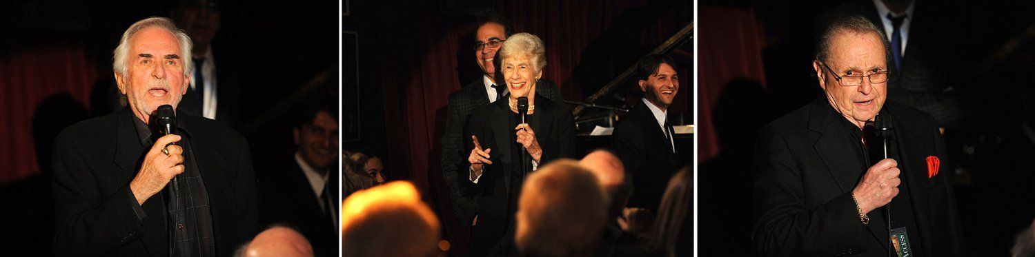 Rick Edelstein, Lorraine Gordon, and Marty Erlichman at the Village Vanguard.  Photos by:  Kevin Mazur