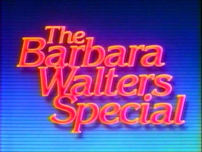 The Barbara Walters Special - logo from 1985