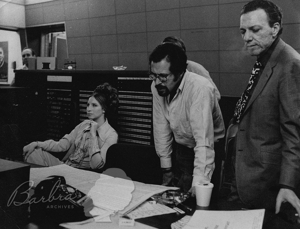 Streisand, Peter Matz and Wally Gold recording the album Streisand, Peter Matz and Wally Gold recording the album