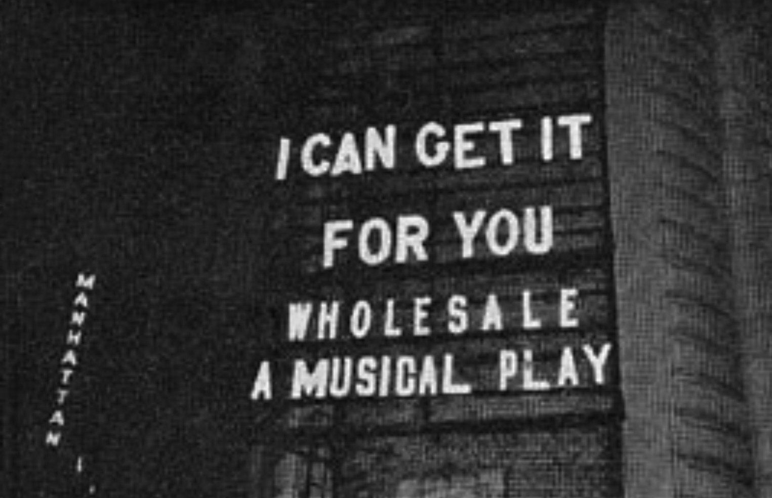 A rare photo of Wholesale's marquee A rare photo of Wholesale's marquee