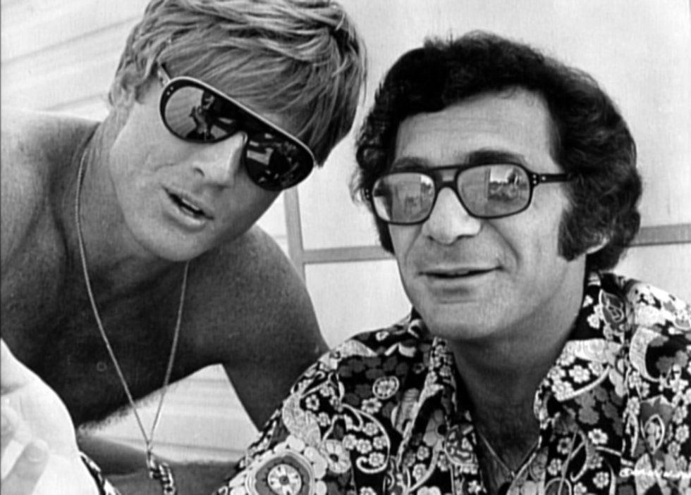 Robert Redford and Sydney Pollack