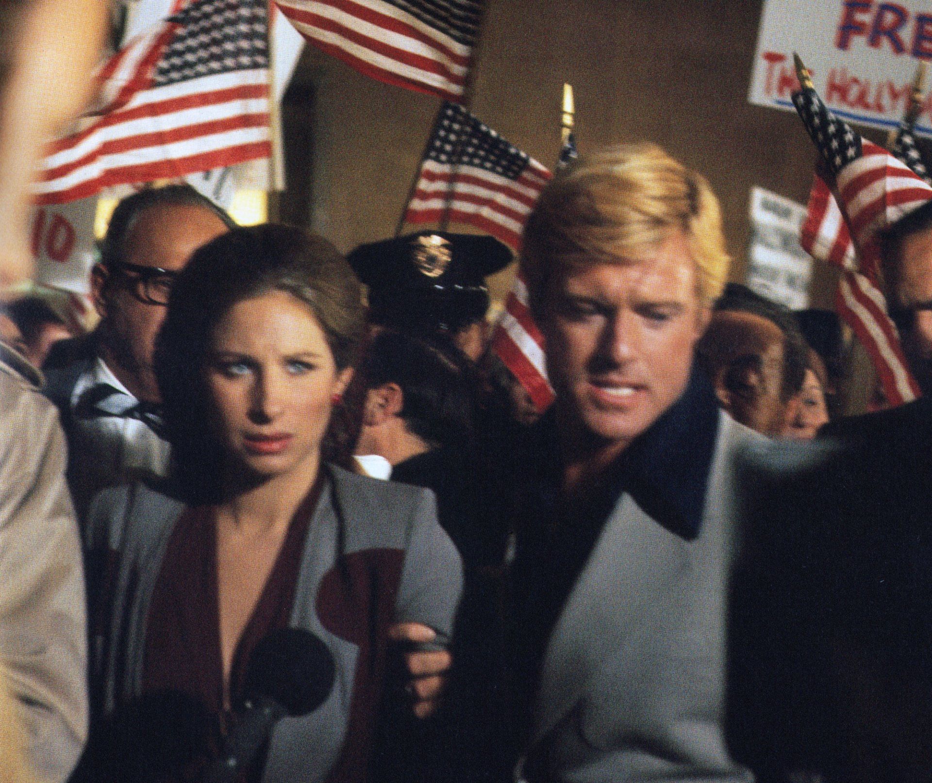 Katie and Hubbell walk through chaos at Los Angeles' Union Station. Katie and Hubbell walk through chaos at Los Angeles' Union Station.