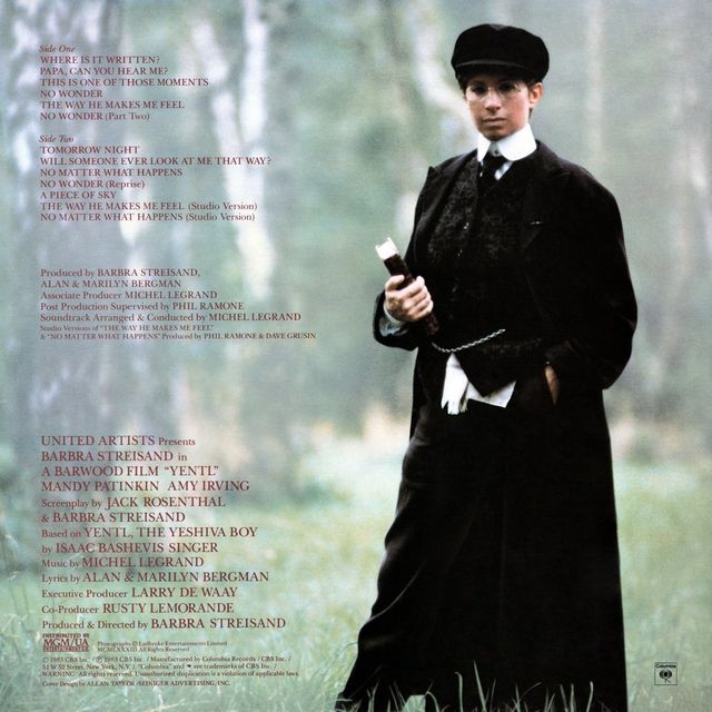 Streisand Albums | Yentl Soundtrack LP 1983