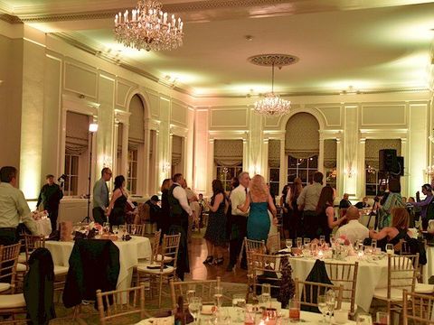 wedding uplighting at Hawthorne Hotel, Salem, MA, Danversport, Newburyport