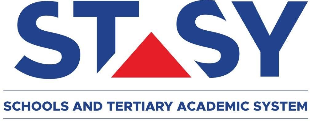 The logo for stasy schools and tertiary academic system