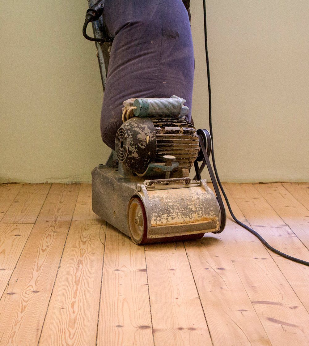 Process to refinish wood floors in a Park Ridge, NJ home