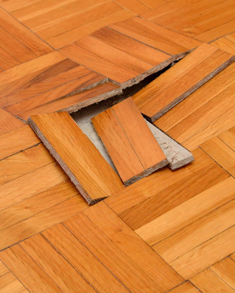 Damaged Wooden Floor — Bergen County, NJ — Alpine Hardwood Flooring Damaged Wooden Floor — Bergen County, NJ — Alpine Hardwood Flooring