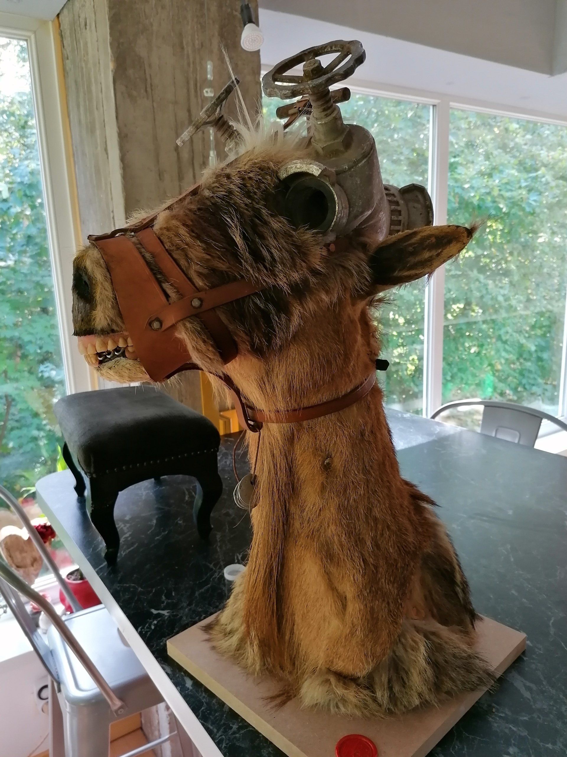 Taxidermie Pompier