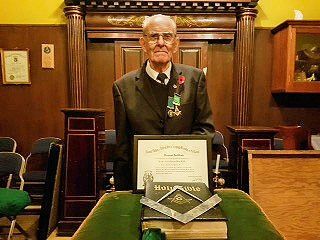 Brother Jack Hills of Lodge St Andrew at Perth No. 74