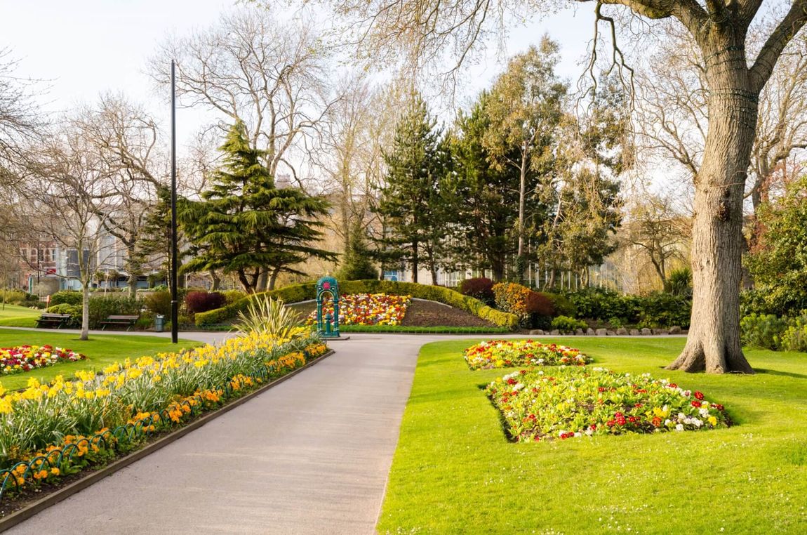 prato all'inglese parco pubblico