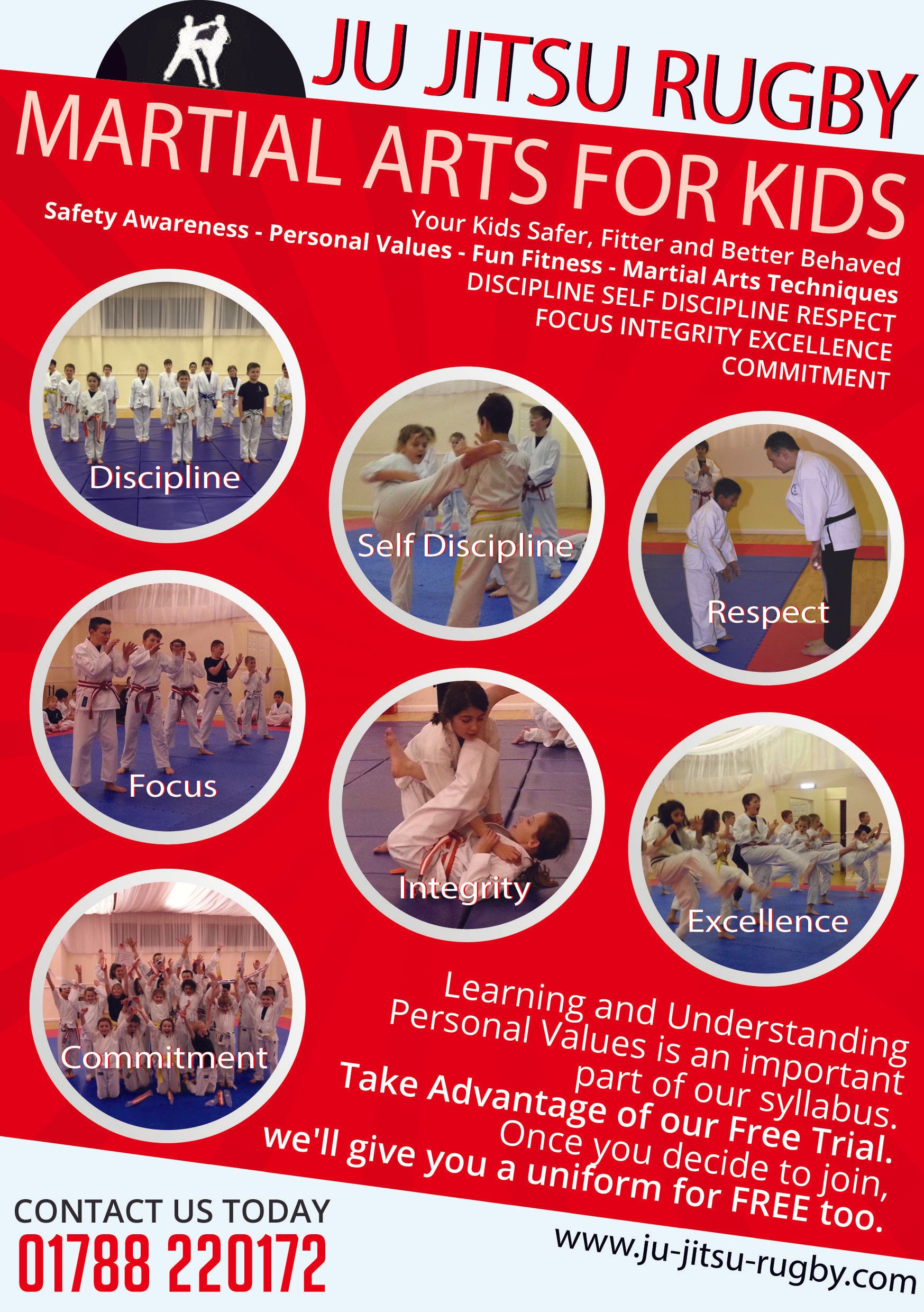 Ju Jitsu Rugby Flyer