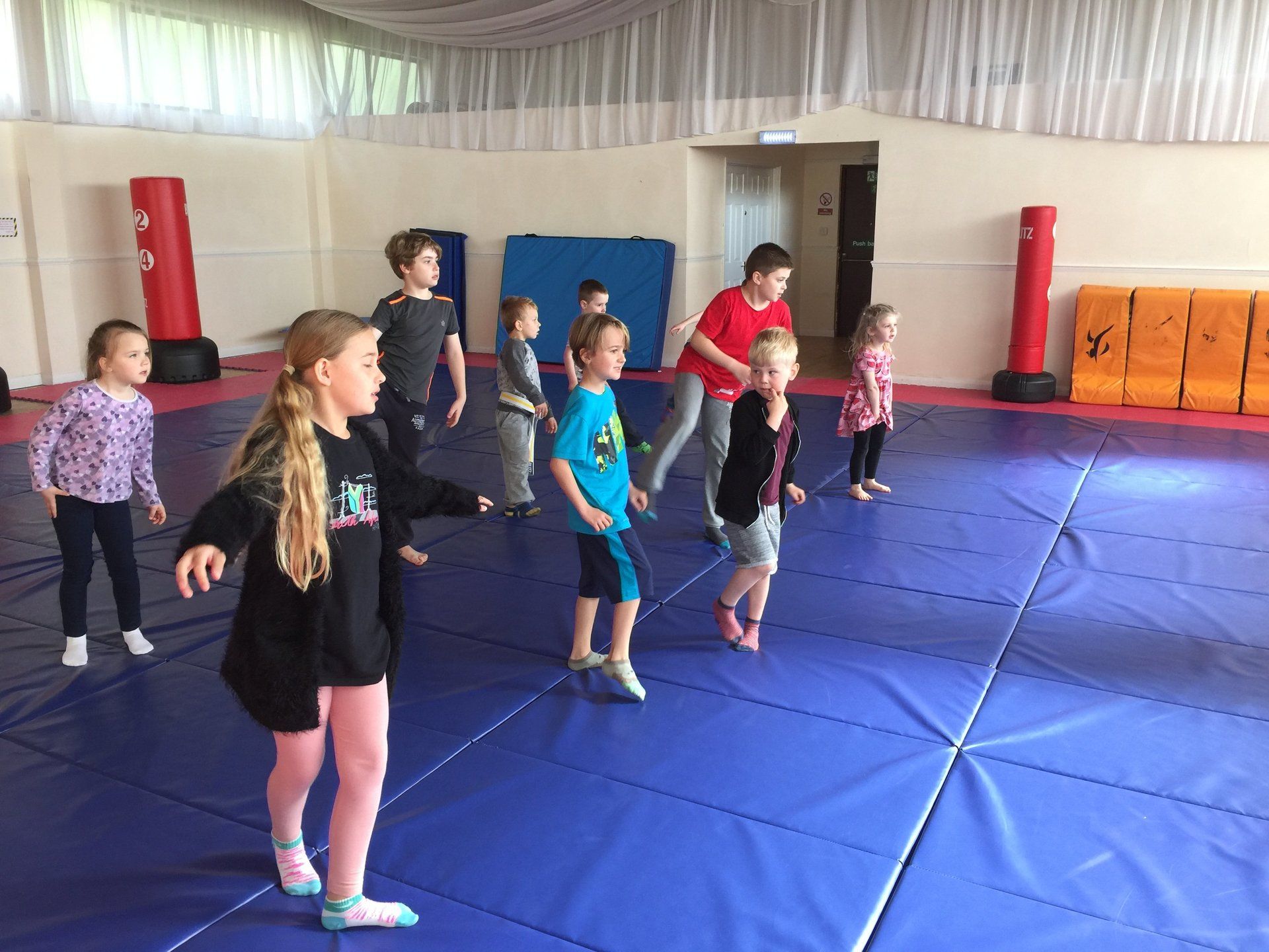 Kids ju jitsu camp fun
