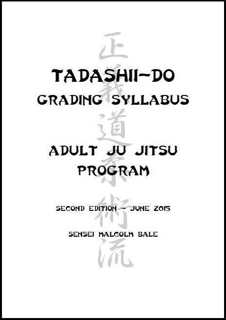 adult ju jitsu Syllabus