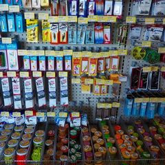 Fishing supplies and fishing licence