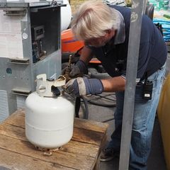 Propane tank filling