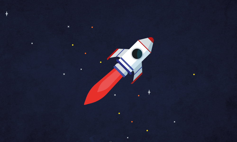 rocketship cartoon