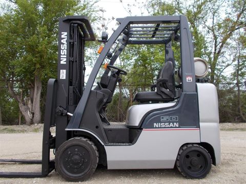 Gray Colored Nissan Forklift — Staten Island, NY — General Forklift Gray Colored Nissan Forklift — Staten Island, NY — General Forklift
