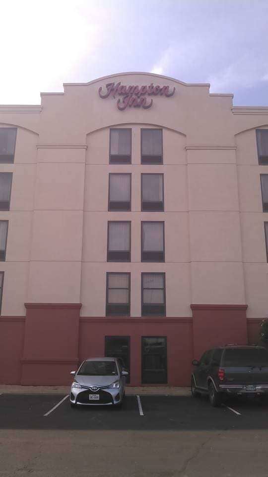 Neon Signs — Hampton Inn Front View in Laredo, TX