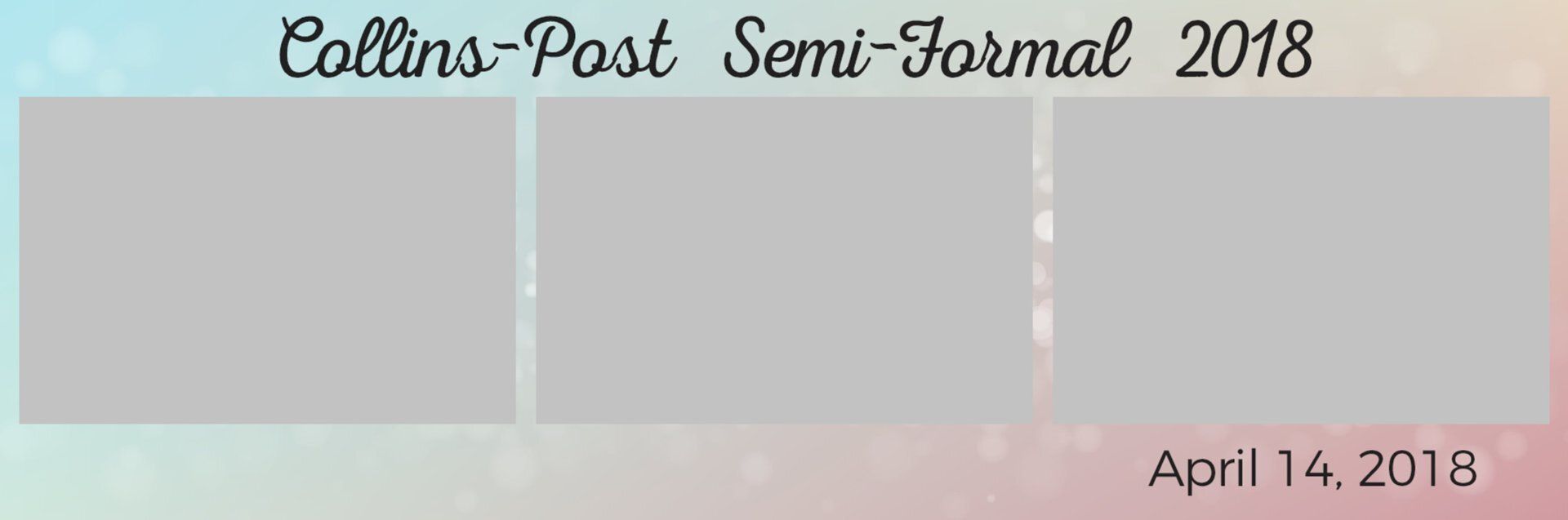Collins-Post Semi-Journal 2018 with pastel panels and date April 14, 2018