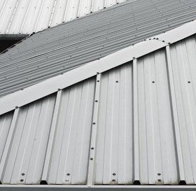 Man cleaning a flat roof