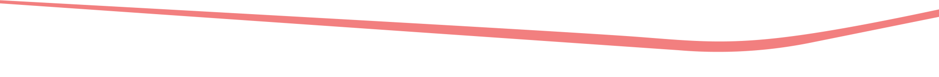 A faint, wavy red line extends horizontally across a white background.