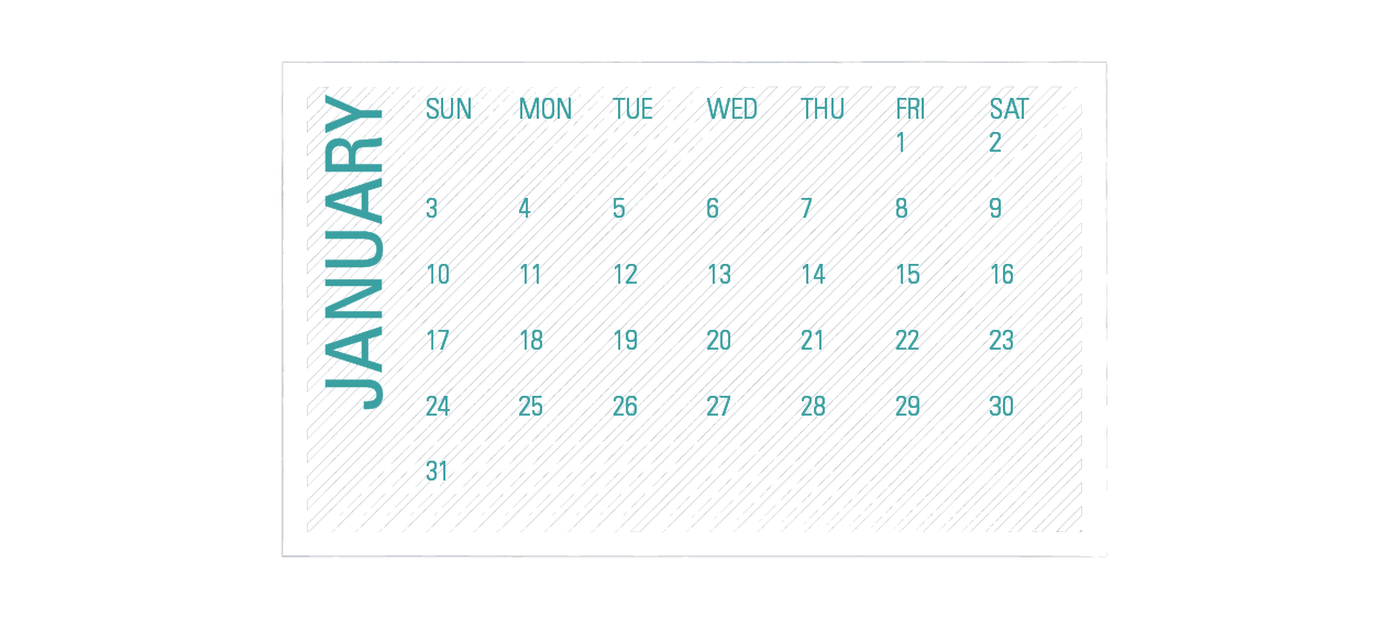 Flexible work calendar